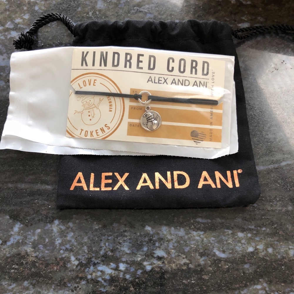 Alex and Ani Kindred Cord Snowman